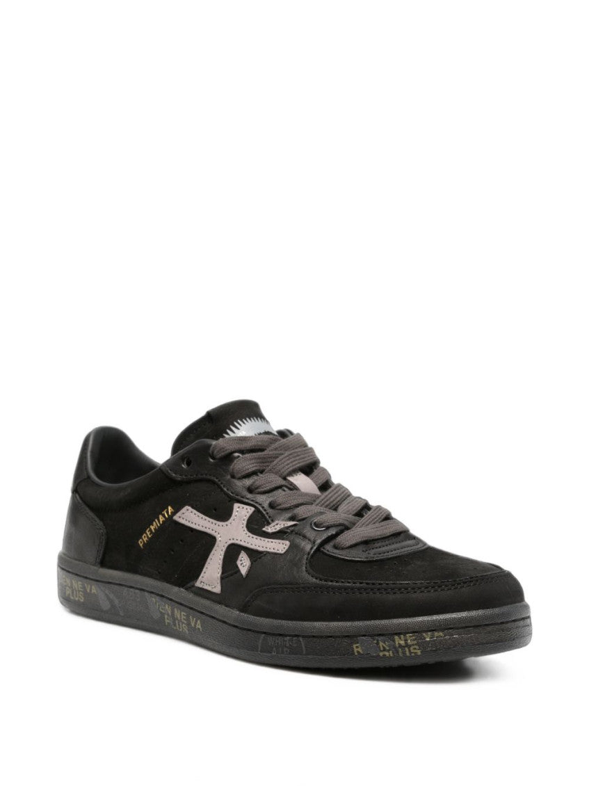 Black Logo Sneakers 2