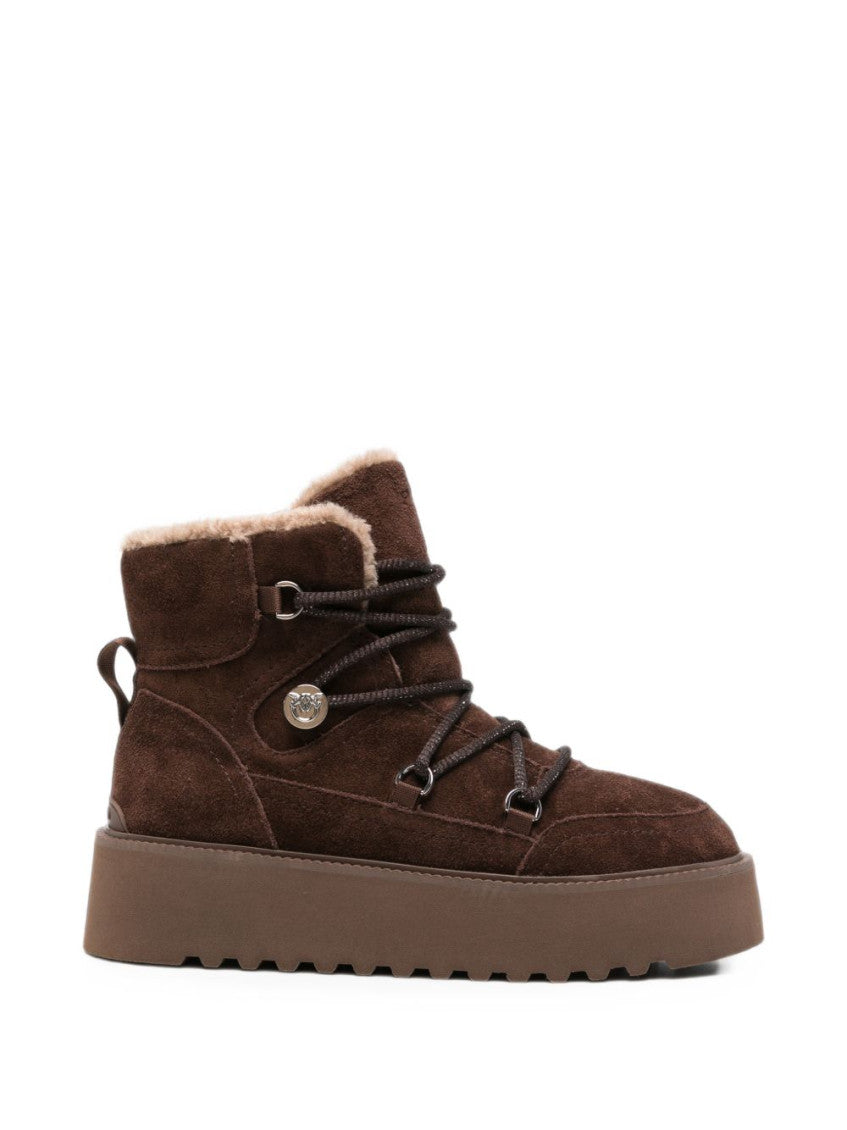 Brown Logo Boots 1