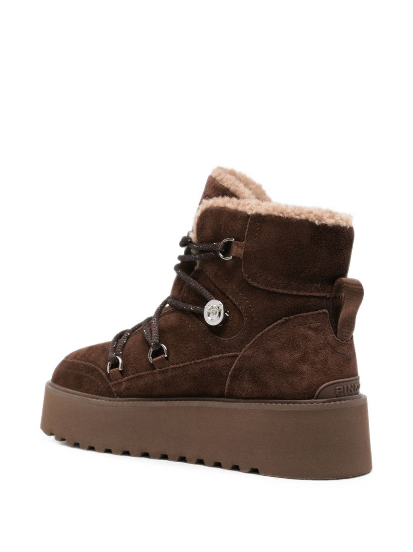 Brown Logo Boots 2
