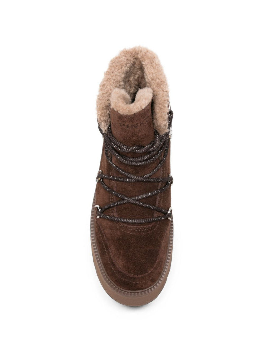 Brown Logo Boots 3