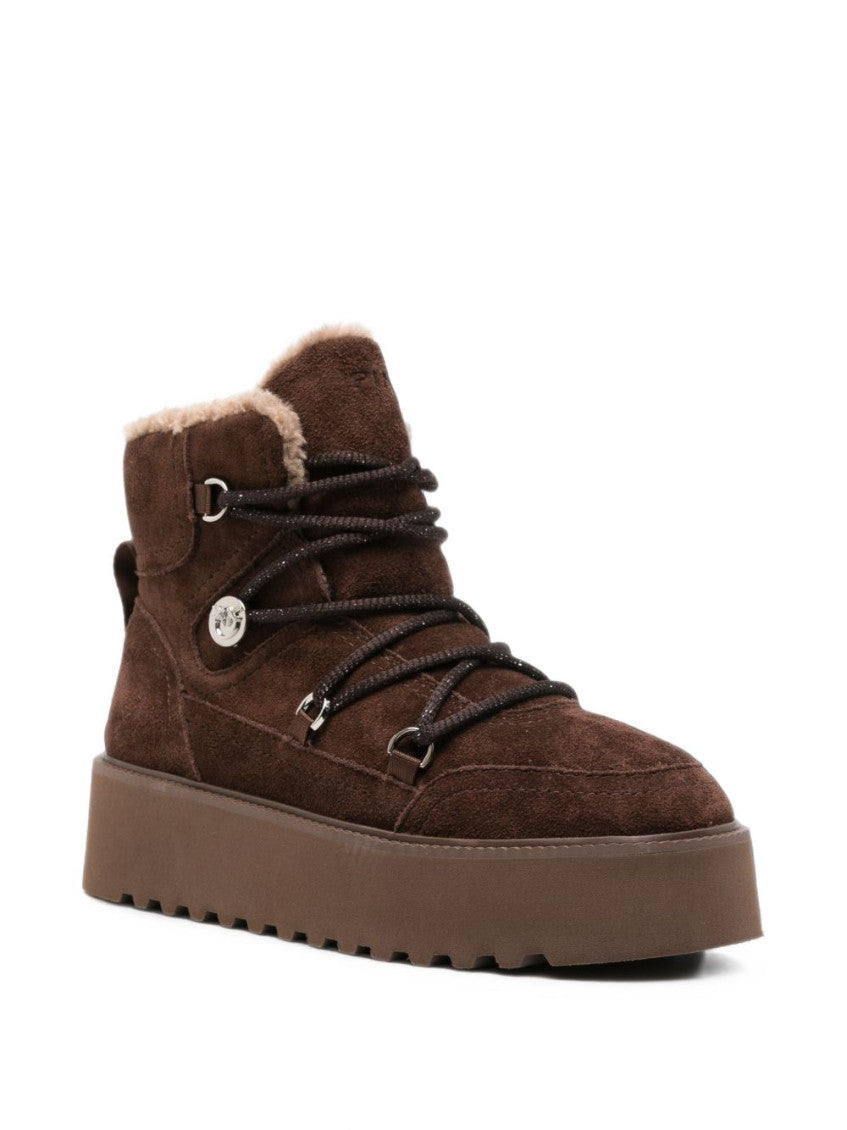 Brown Logo Boots 4