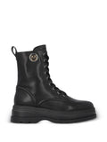 Black Solid Boots 1