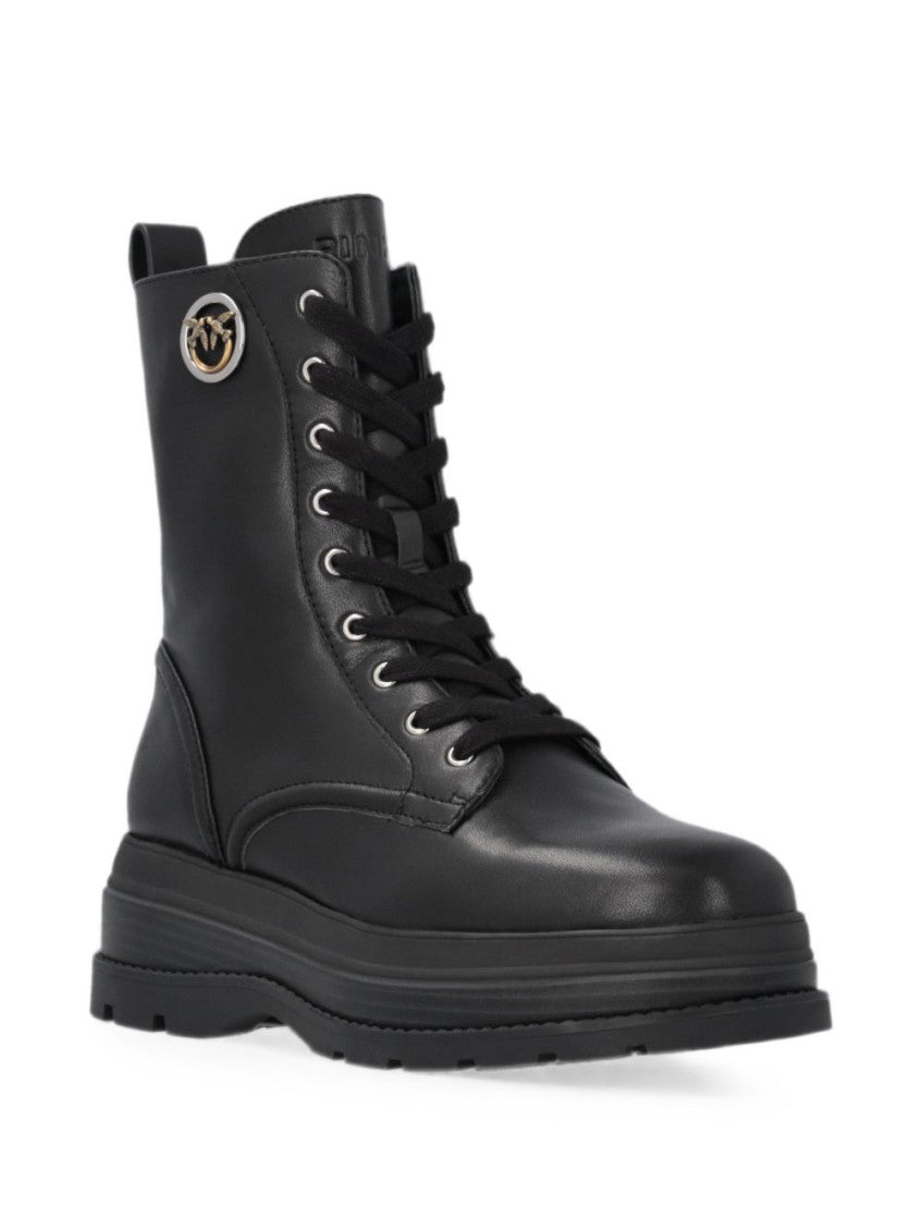 Black Solid Boots 2
