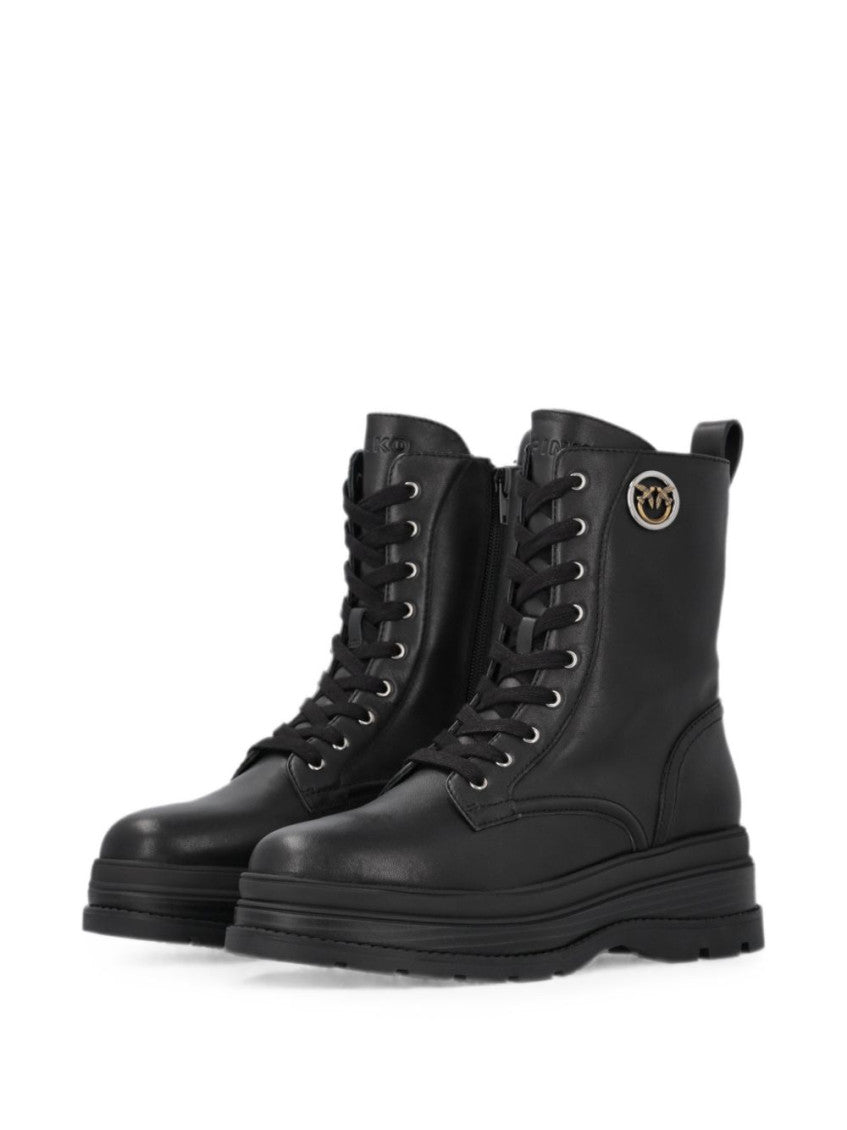Black Solid Boots 3