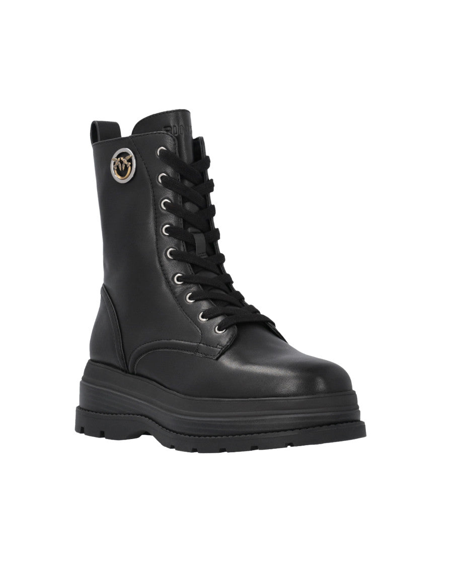 Black Solid Boots 2