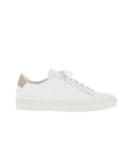 White Low Hammered Sneakers 1