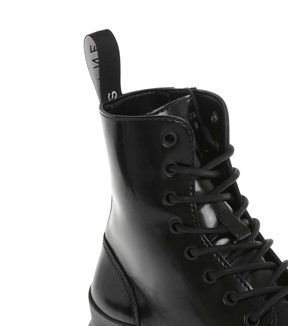 Black Logo Trace Boots 4