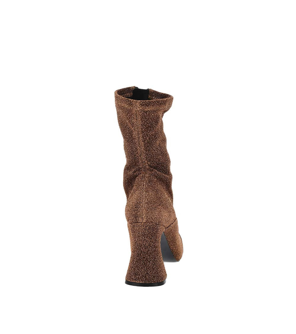 Brown Zipper Boots 3