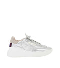 Silver Color Block Sneakers 1