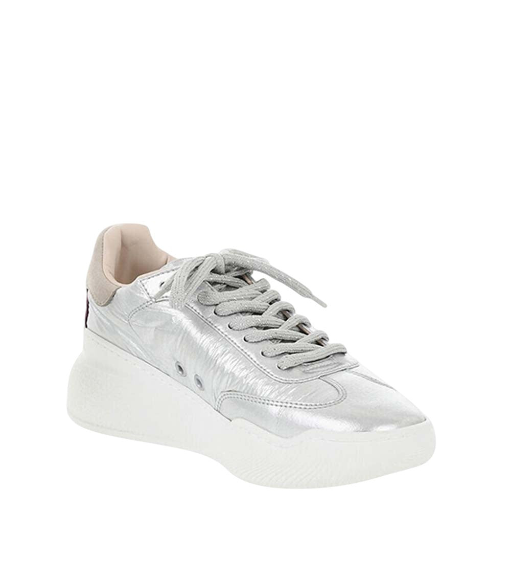 Silver Color Block Sneakers 2