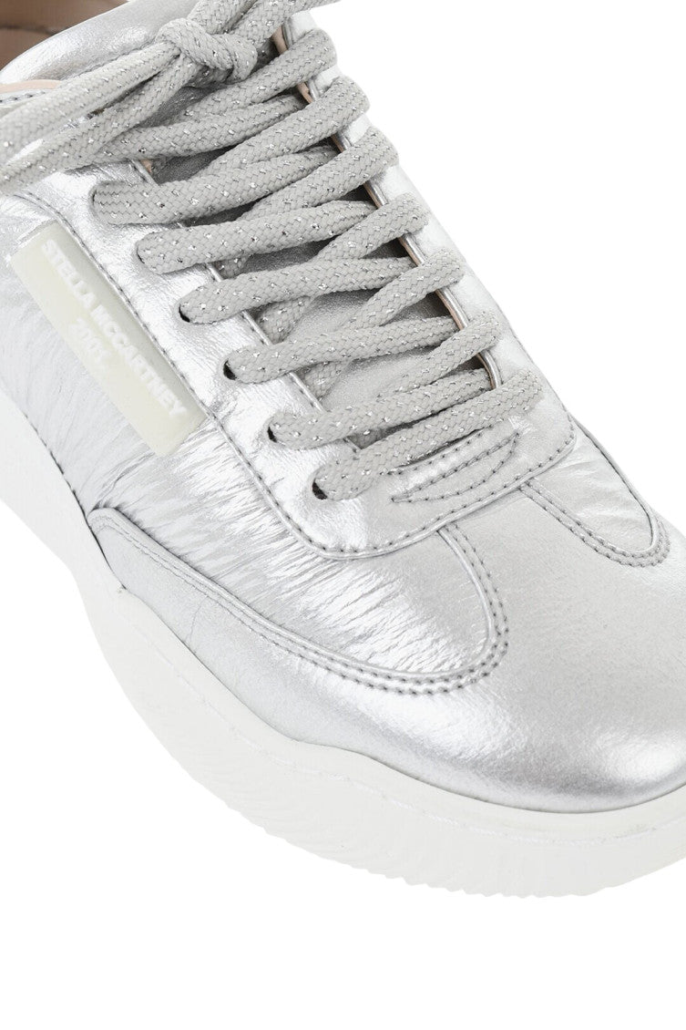 Silver Color Block Sneakers 4