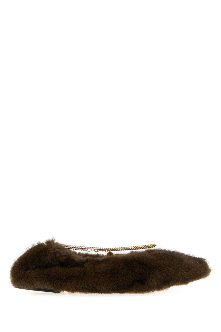 Brown Slip On Ballet Flats 1