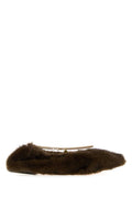 Brown Slip On Ballet Flats 1