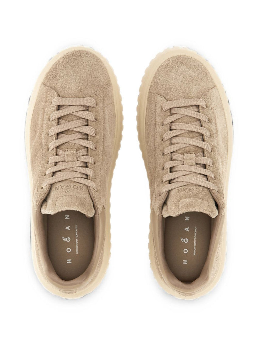 Beige Logo Sneakers 3