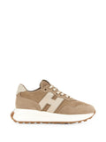 Beige Logo Sneakers 1