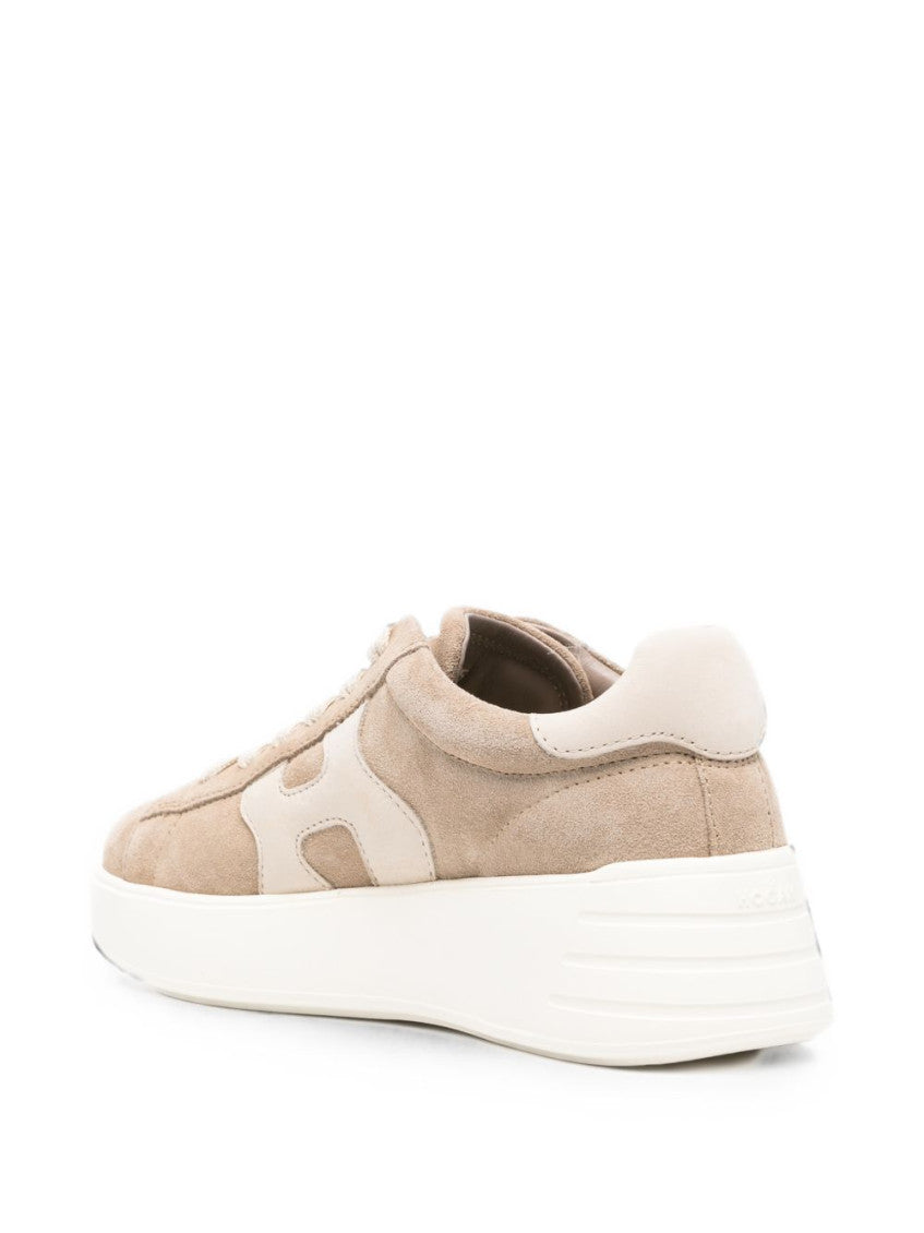 Beige Logo Sneakers 3