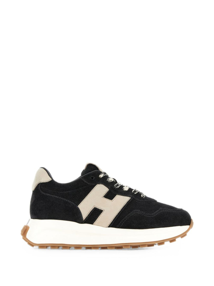 Black Logo Sneakers 1