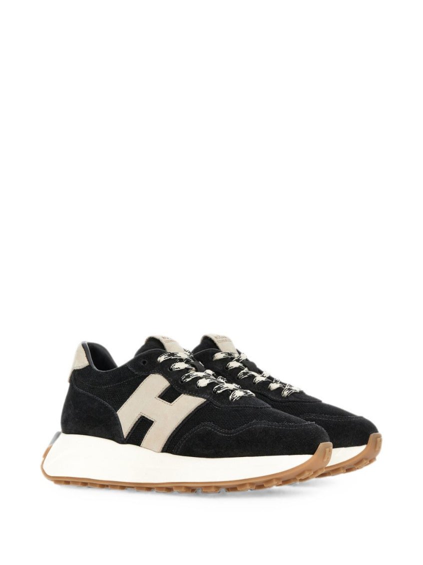 Black Logo Sneakers 2