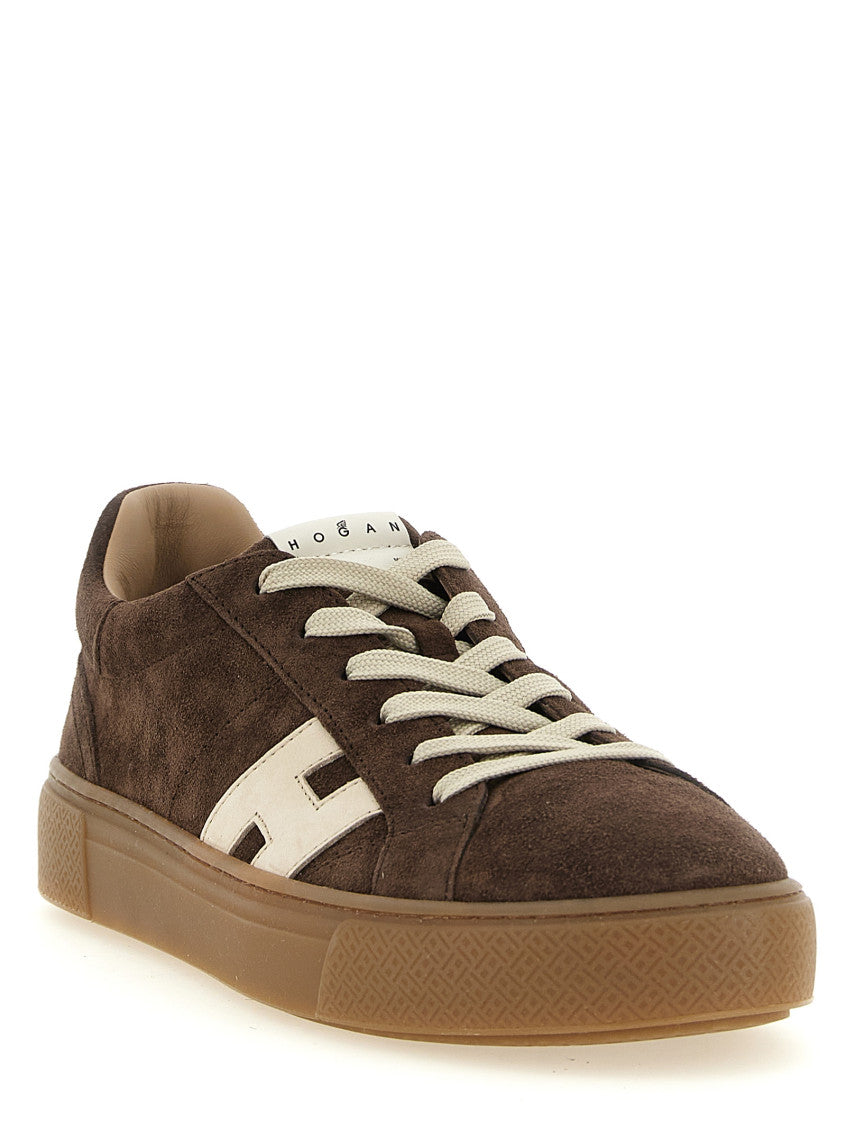 Brown Logo Sneakers 2