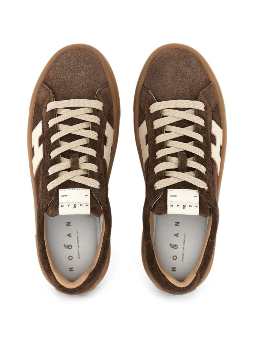 Brown Logo Sneakers 3