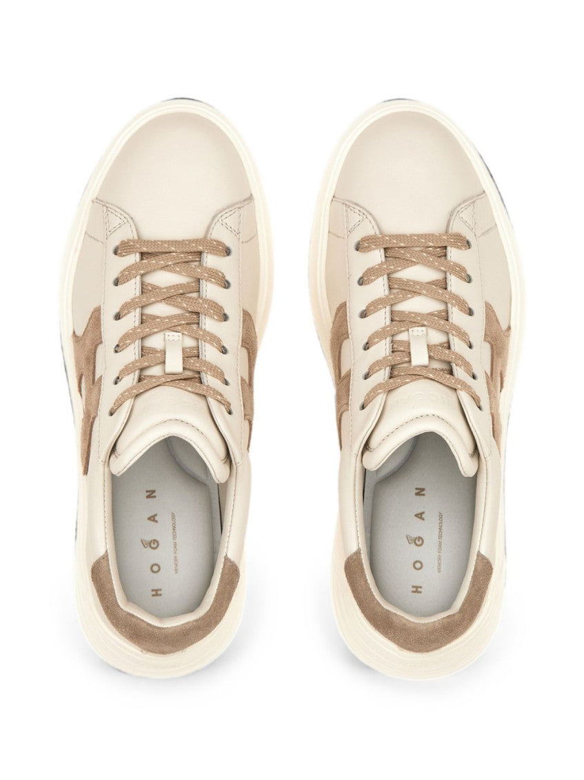 Off White Color Block Sneakers 3