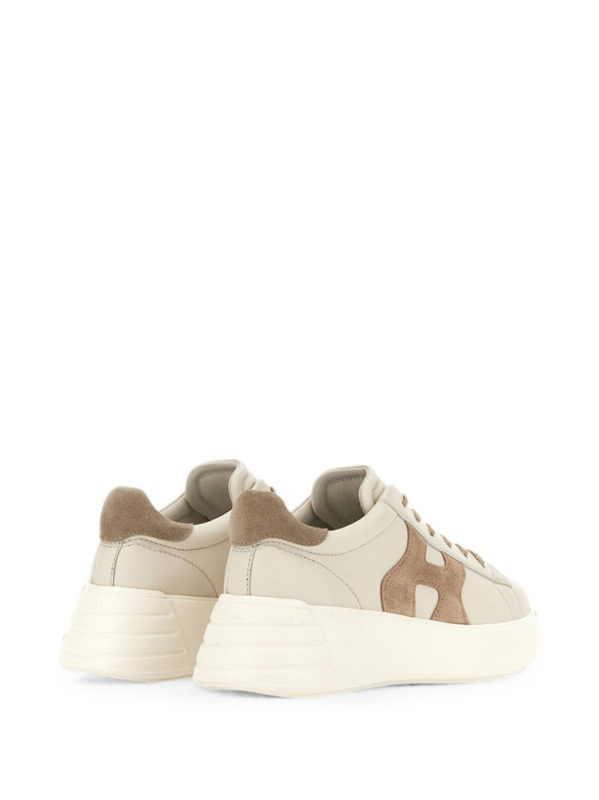 Off White Color Block Sneakers 4