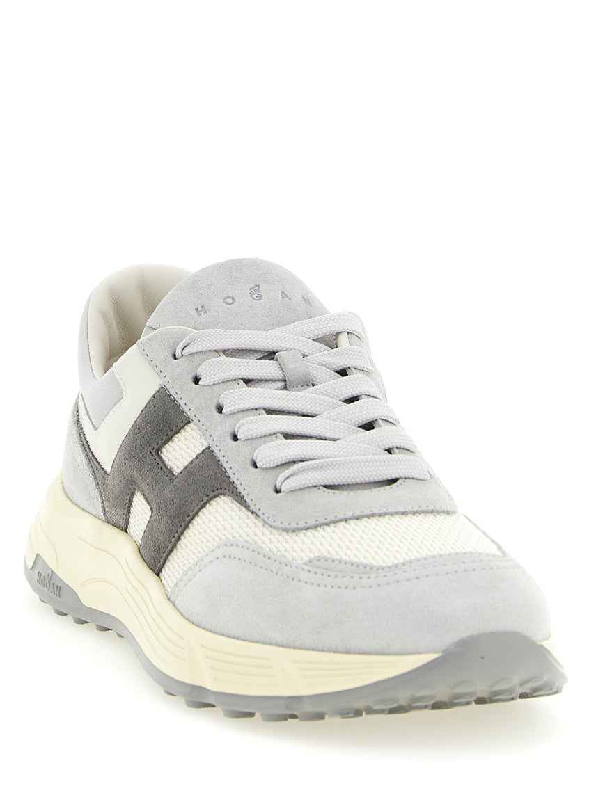 Grey Color Block Sneakers 2
