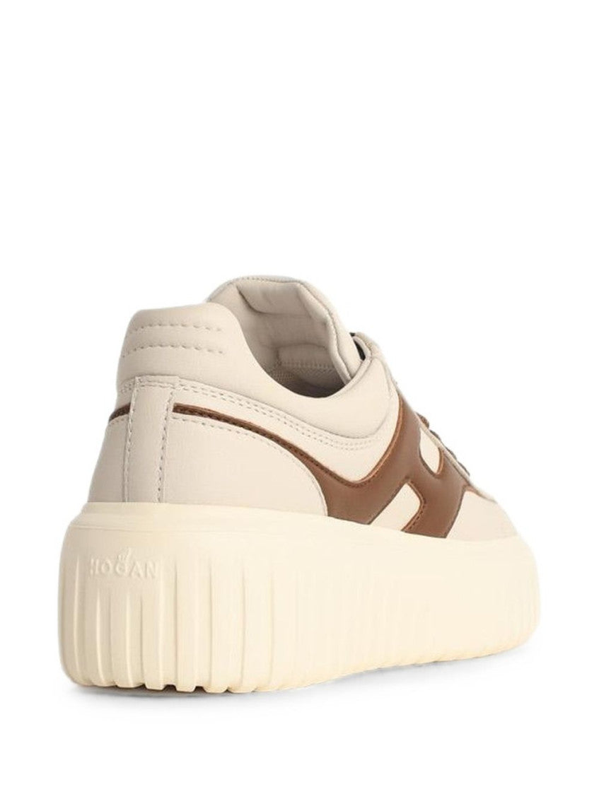 Off White Color Block Sneakers 3