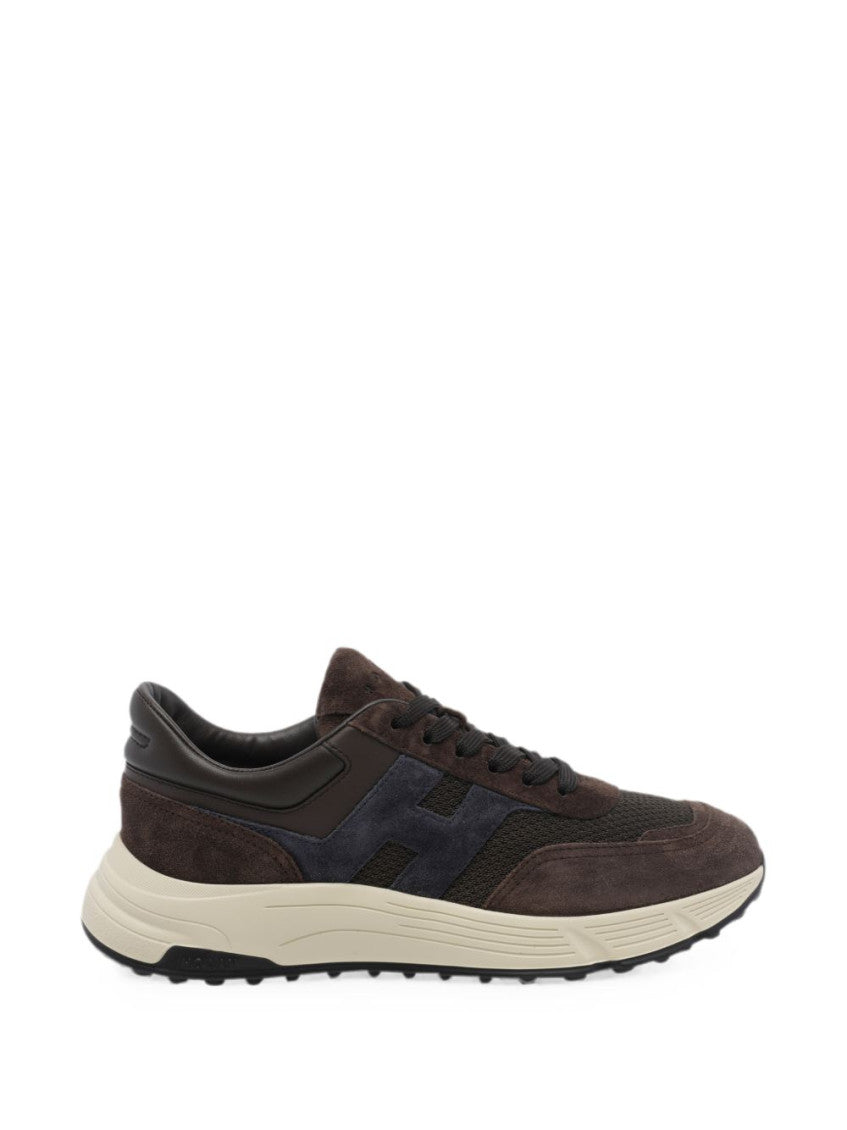 Dark Brown Logo Hyperlight Sneakers 1