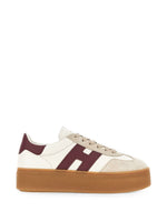 White Color Block Sneakers 1