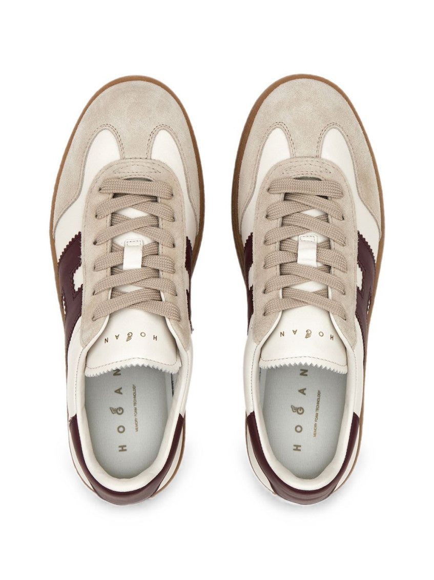 White Color Block Sneakers 3