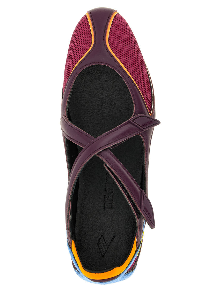 Multicolor Color-Block Ballet Flats 4