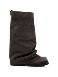 Grey Suede Boots 1