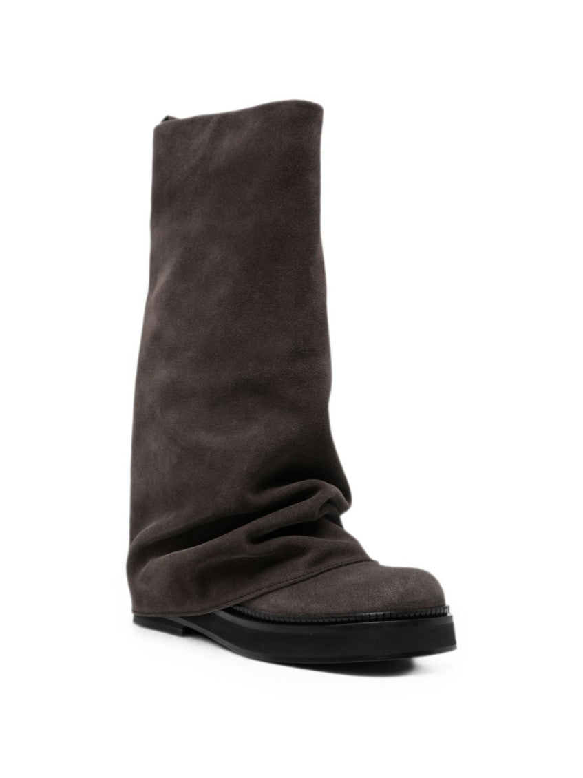 Grey Suede Boots 2
