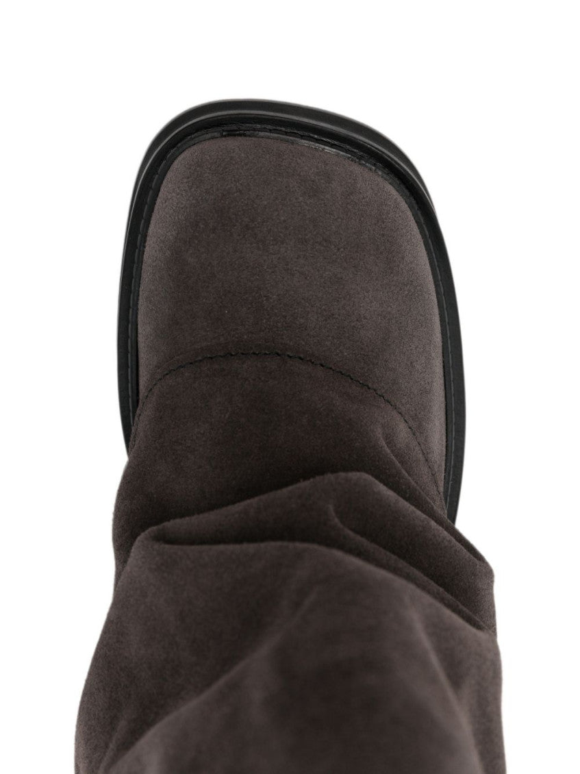 Grey Suede Boots 3