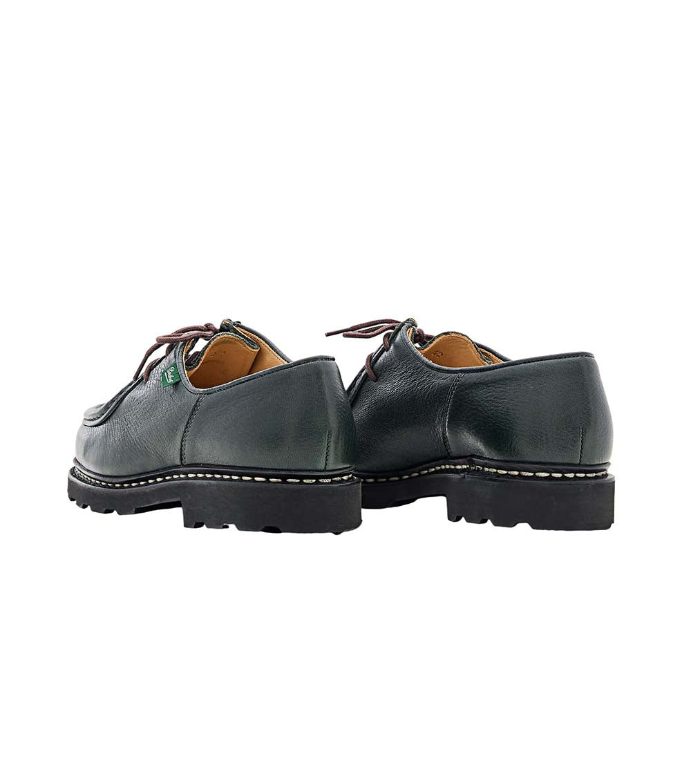 Dark Green Leather Dress Shoes 3