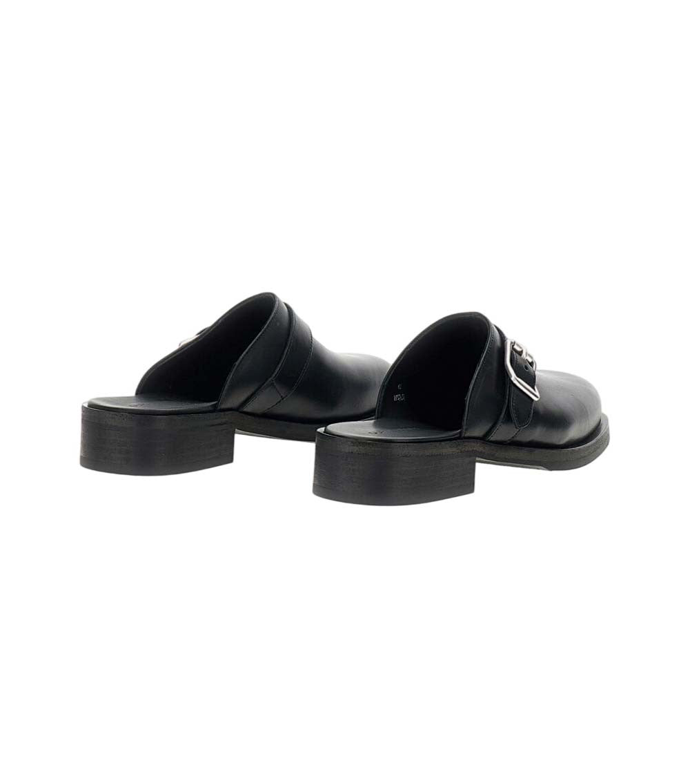 Black Leather Sandals 3
