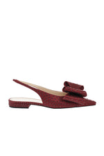 Red Bow Slingbacks Sandals 1