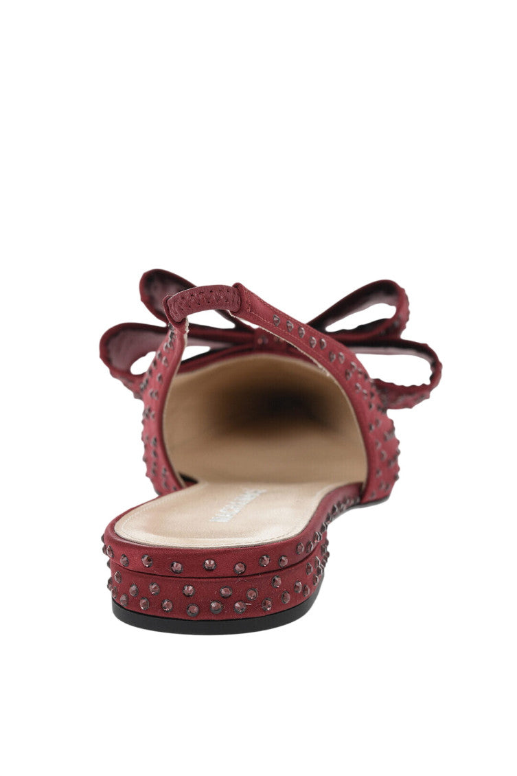 Red Bow Slingbacks Sandals 3