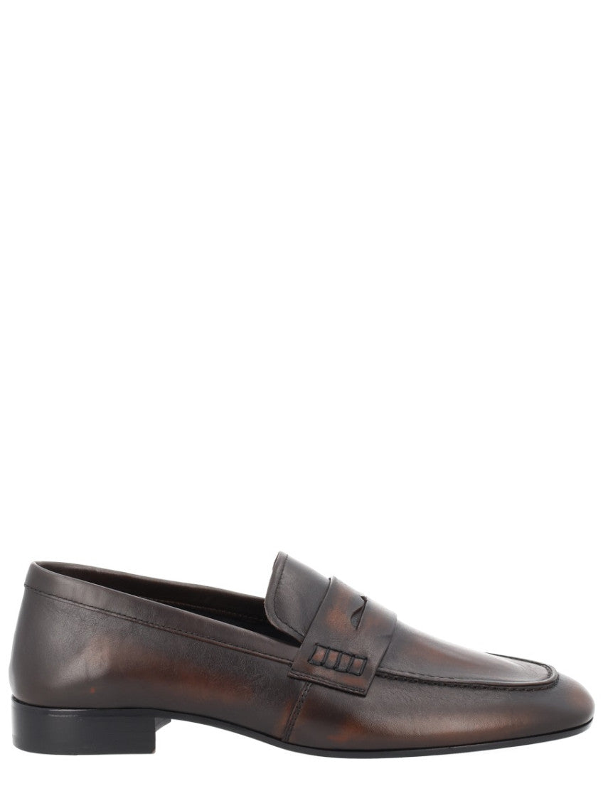 Brown Leather Loafers 1