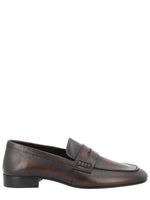 Brown Leather Loafers 1