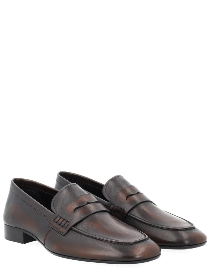 Brown Leather Loafers 2