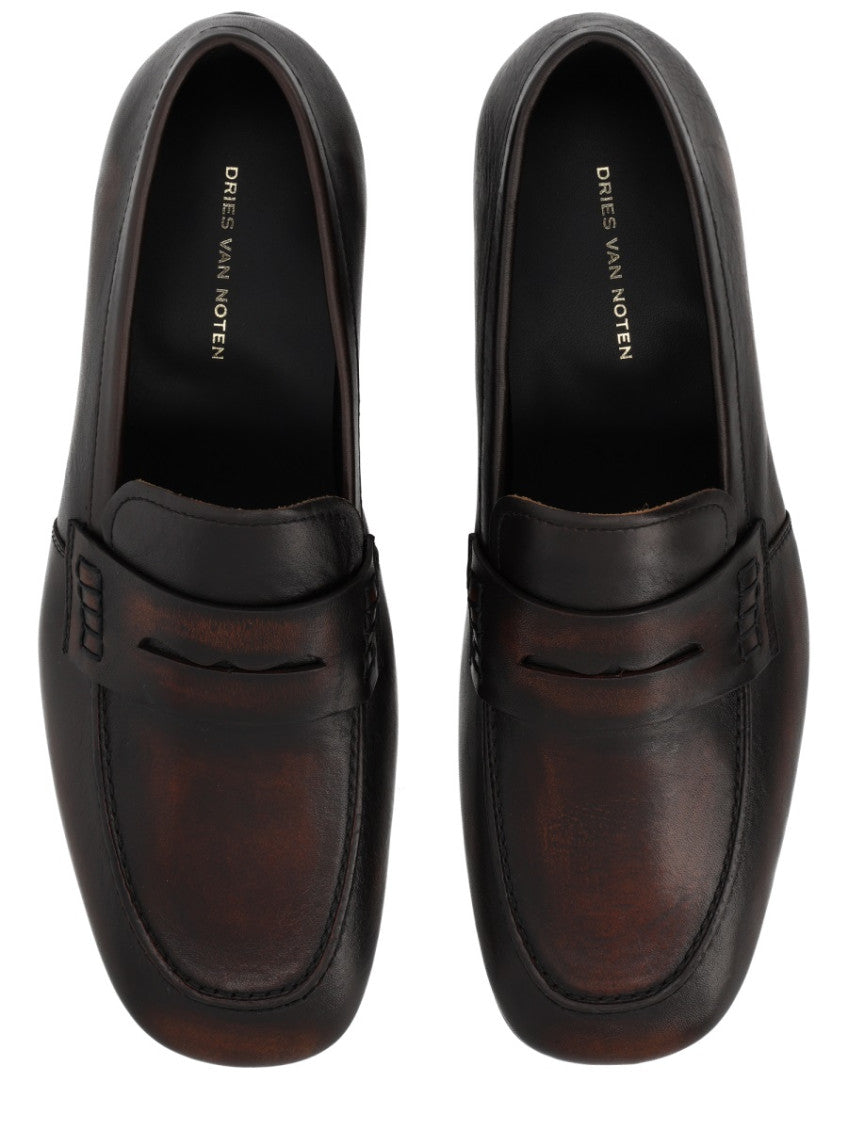 Brown Leather Loafers 6