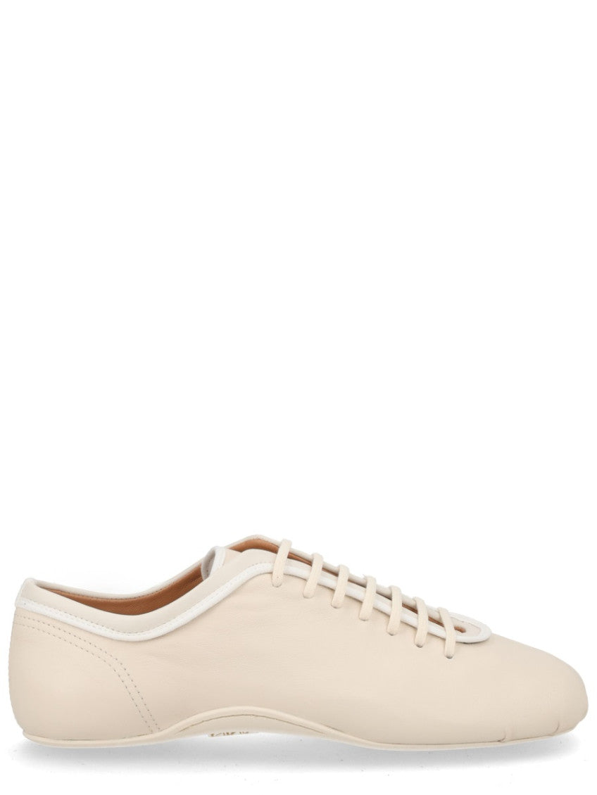 White Lace Ballerina Sneakers 1