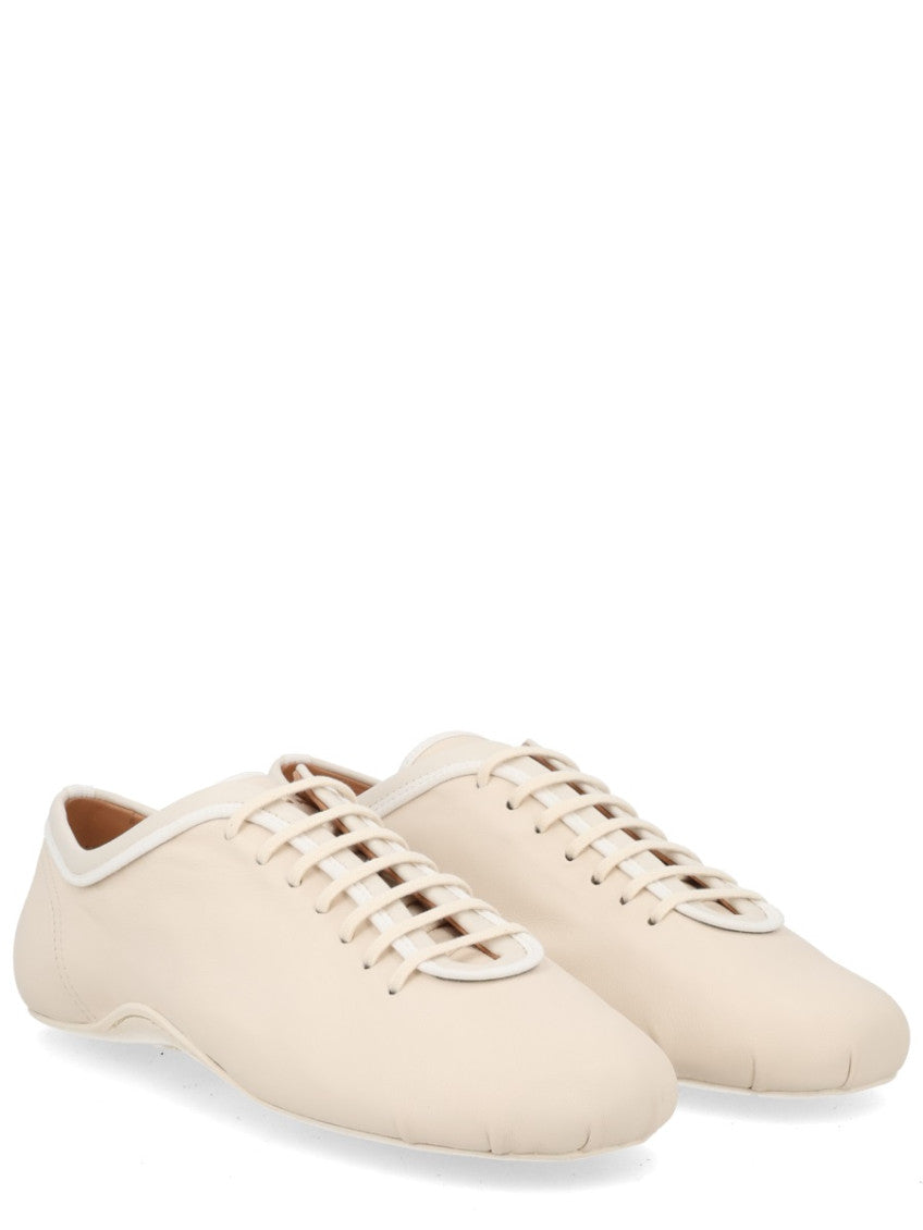 White Lace Ballerina Sneakers 2
