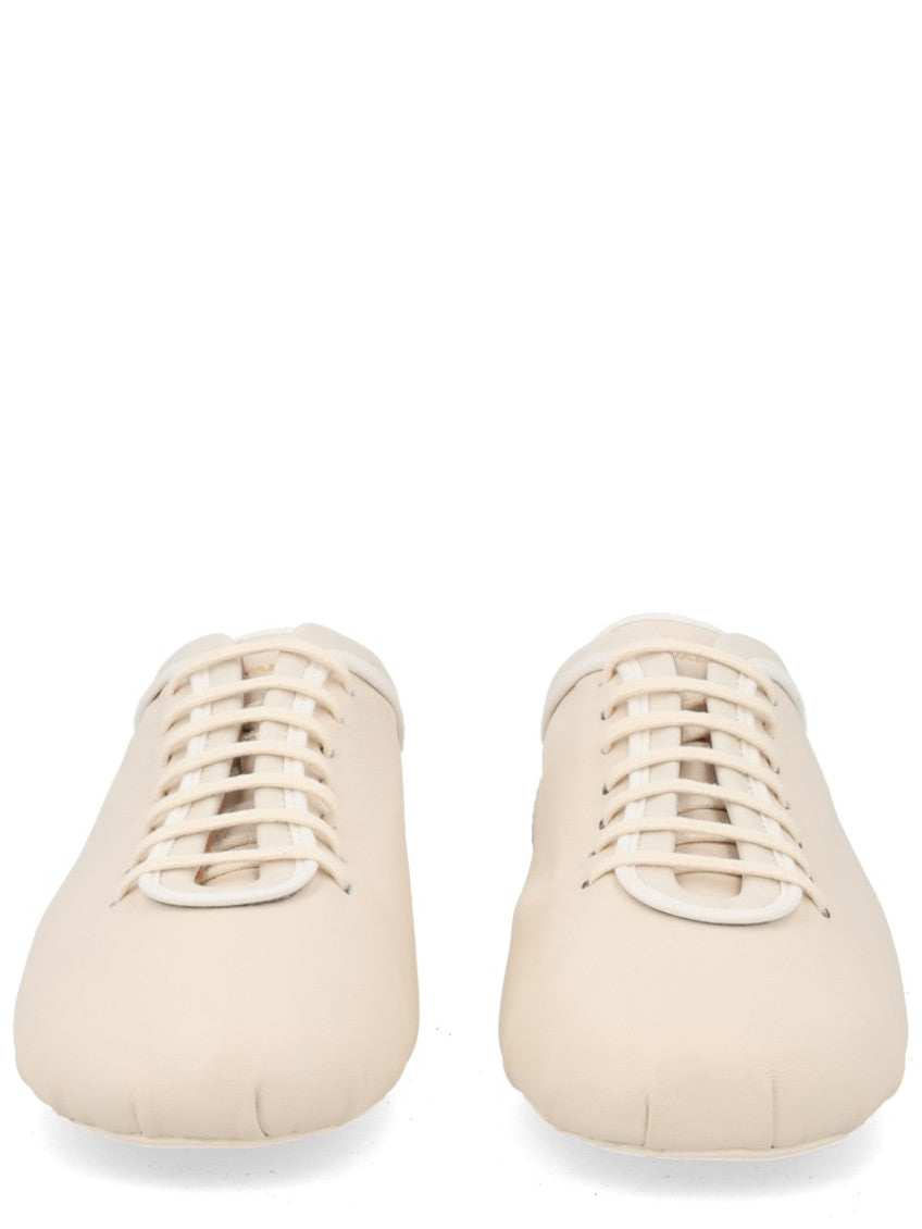 White Lace Ballerina Sneakers 3
