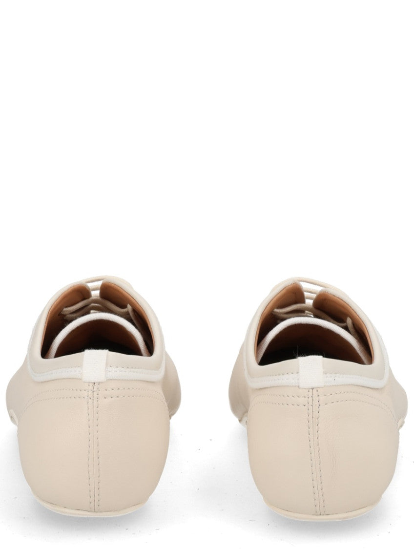 White Lace Ballerina Sneakers 4