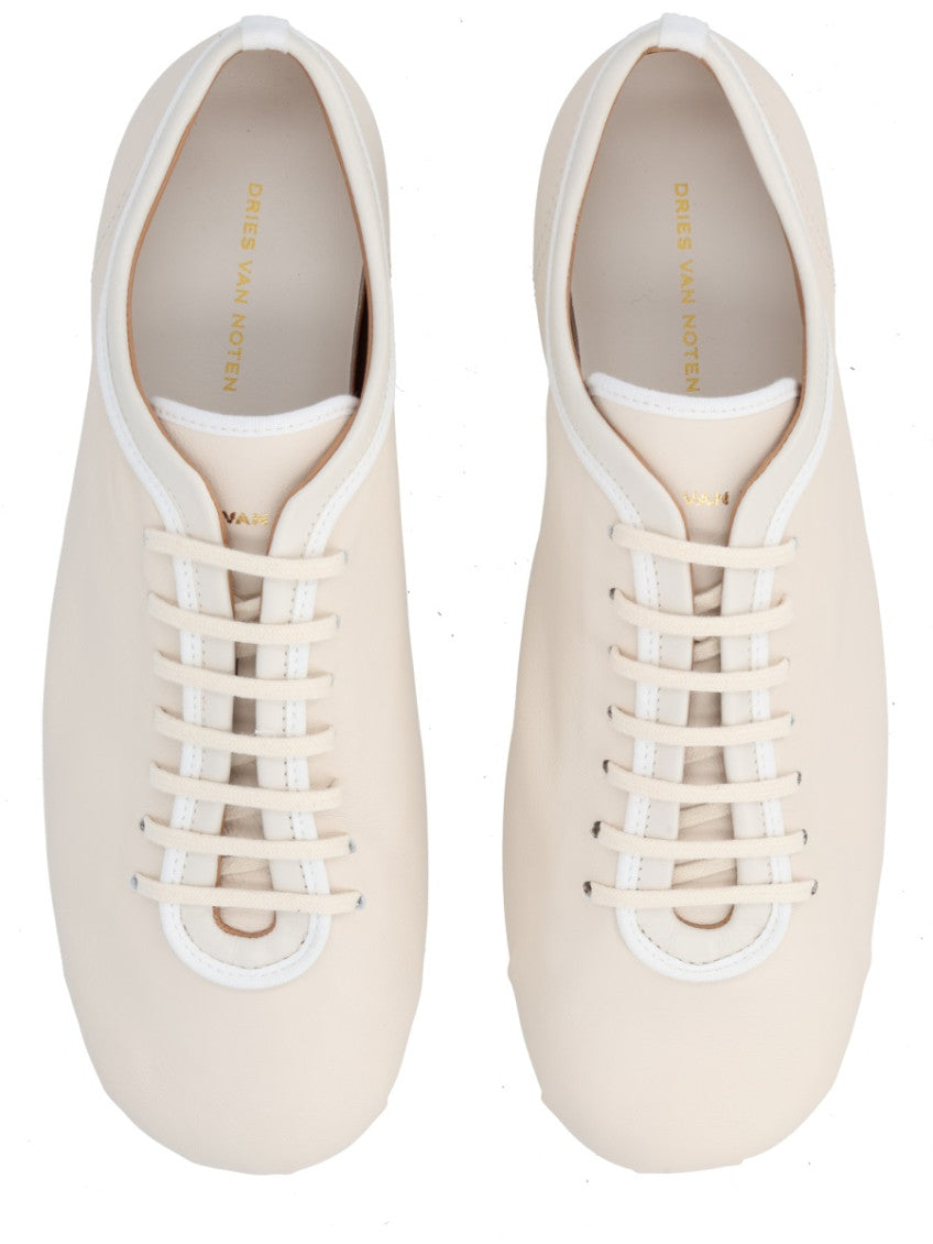 White Lace Ballerina Sneakers 5