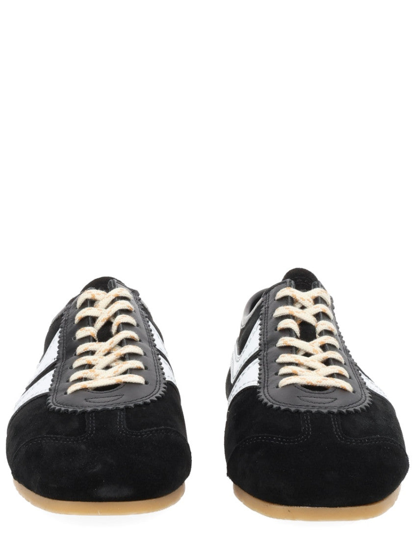 Black Color Block Sneakers 3