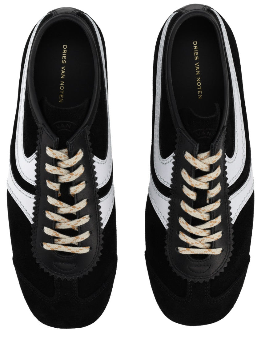 Black Color Block Sneakers 6